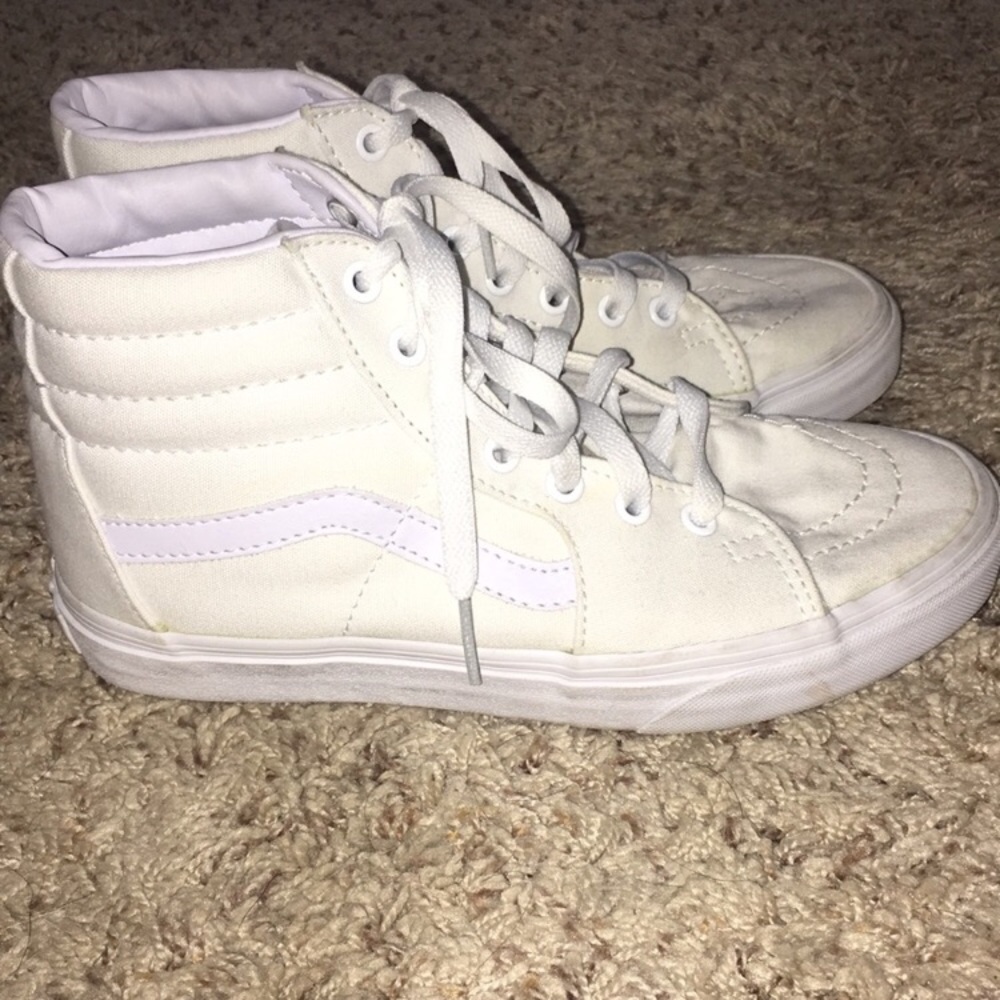 White High Top Vans